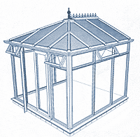 Edwardian uPVC conservatory - full height